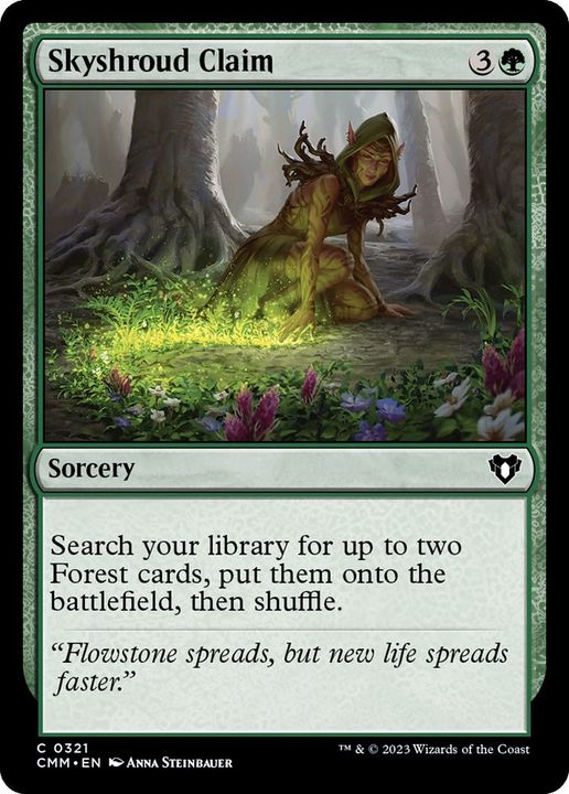 Skyshroud Claim in the group Magic the Gathering / Types / Colors / Green at Proxyprinters.com (58711)