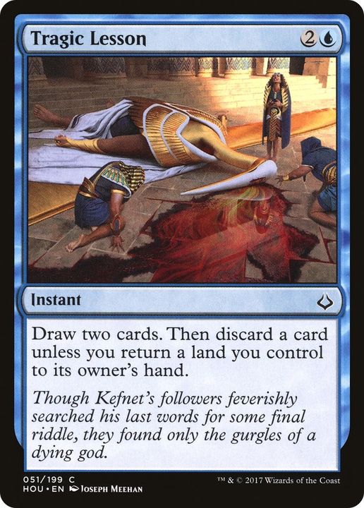 Tragic Lesson in the group Magic the Gathering / Types / Colors / Blue at Proxyprinters.com (58730)