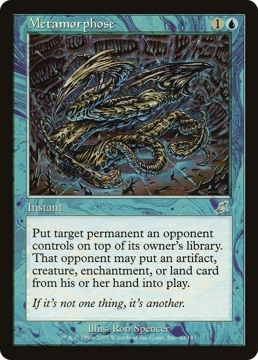 Metamorphose in the group Magic the Gathering / Types / Colors / Blue at Proxyprinters.com (58732)