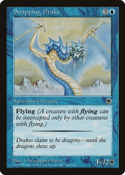 Snapping Drake in the group Magic the Gathering / Types / Colors / Blue at Proxyprinters.com (58745)