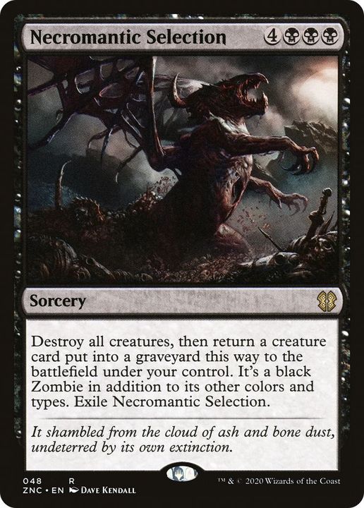 Necromantic Selection in the group Magic the Gathering / Types / Colors / Black at Proxyprinters.com (58769)