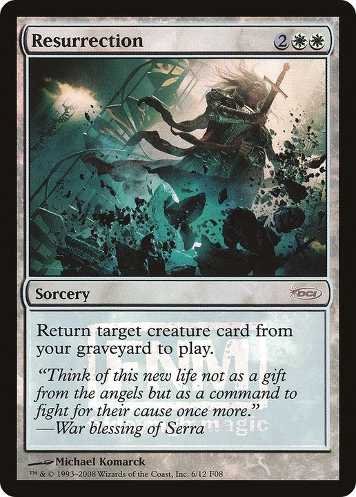 Resurrection in the group Magic the Gathering / Types / Colors / White at Proxyprinters.com (58782)