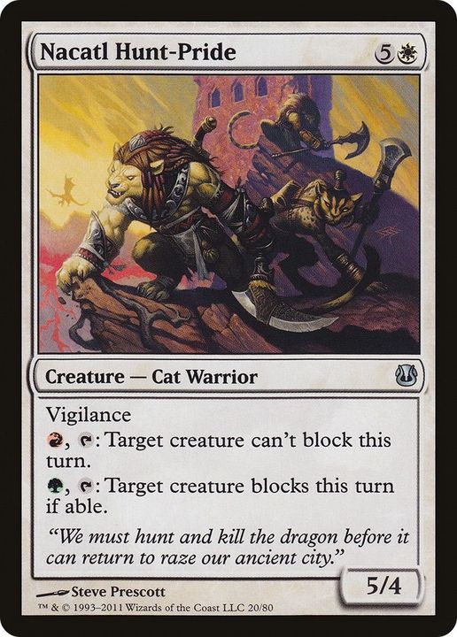 Nacatl Hunt-Pride in the group Magic the Gathering / Types / Creatures / Warrior at Proxyprinters.com (58809)