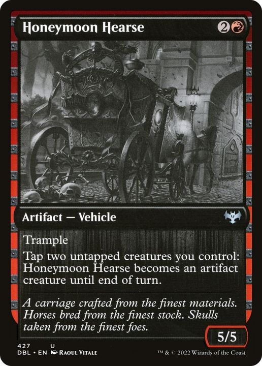 Honeymoon Hearse in the group Magic the Gathering / Types / Artifacts / Artifact at Proxyprinters.com (58817)