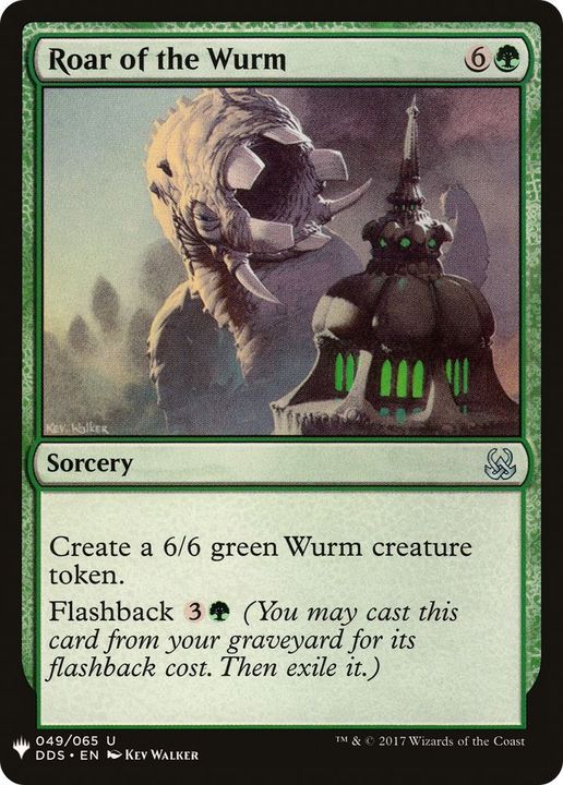 Roar of the Wurm in the group Magic the Gathering / Sets / The List at Proxyprinters.com (58827)