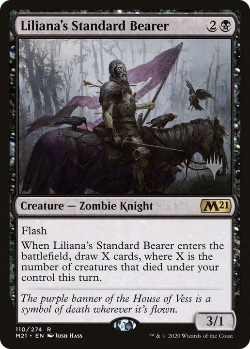 Liliana's Standard Bearer in the group Magic the Gathering / Sets / Core Set 2021 Promos at Proxyprinters.com (58833)