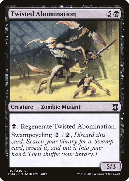 Twisted Abomination in the group Magic the Gathering / Types / Creatures / Zombie at Proxyprinters.com (58837)