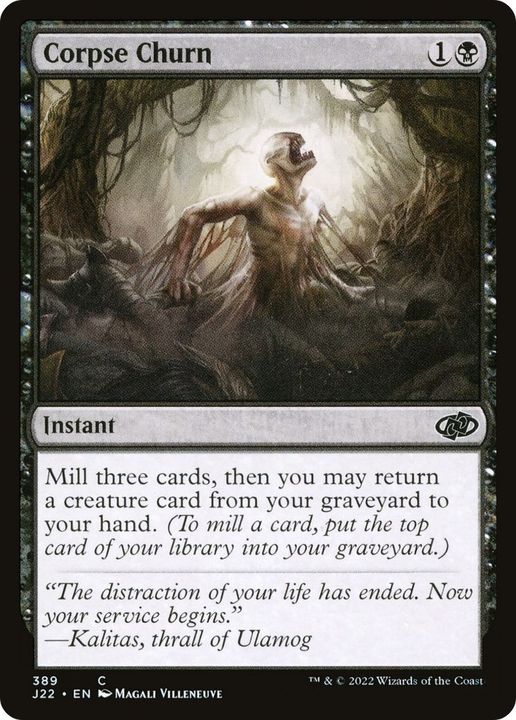 Corpse Churn in the group Magic the Gathering / Types / Colors / Black at Proxyprinters.com (58841)