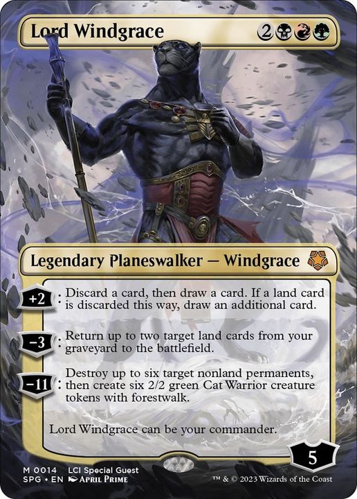 Lord Windgrace in the group Magic the Gathering / Types / Colors / Multicolors / B, G, R at Proxyprinters.com (58842)