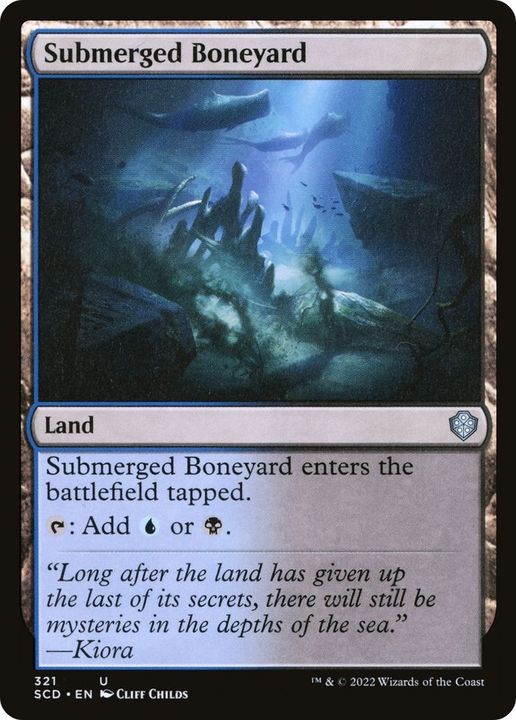 Submerged Boneyard in the group Magic the Gathering / Sets / Starter Commander Decks at Proxyprinters.com (58847)