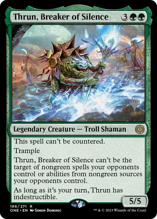 Thrun, Breaker of Silence in the group Magic the Gathering / Types / Colors / Green at Proxyprinters.com (5887)