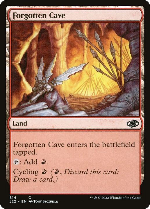 Forgotten Cave in the group Magic the Gathering / Sets / Jumpstart 2022 at Proxyprinters.com (58872)