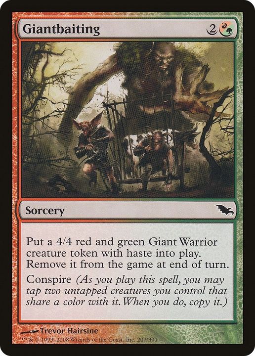 Giantbaiting in the group Magic the Gathering / Types / Colors / Multicolors / G, R at Proxyprinters.com (5891)