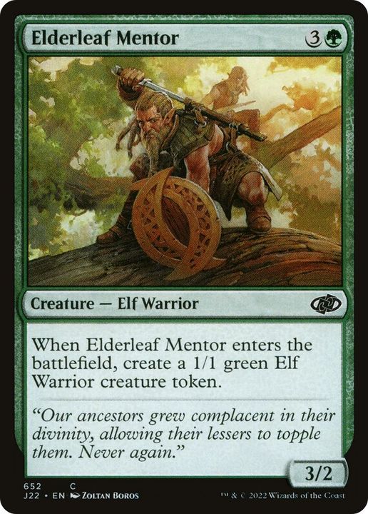 Elderleaf Mentor in the group Magic the Gathering / Types / Creatures / Warrior at Proxyprinters.com (58920)