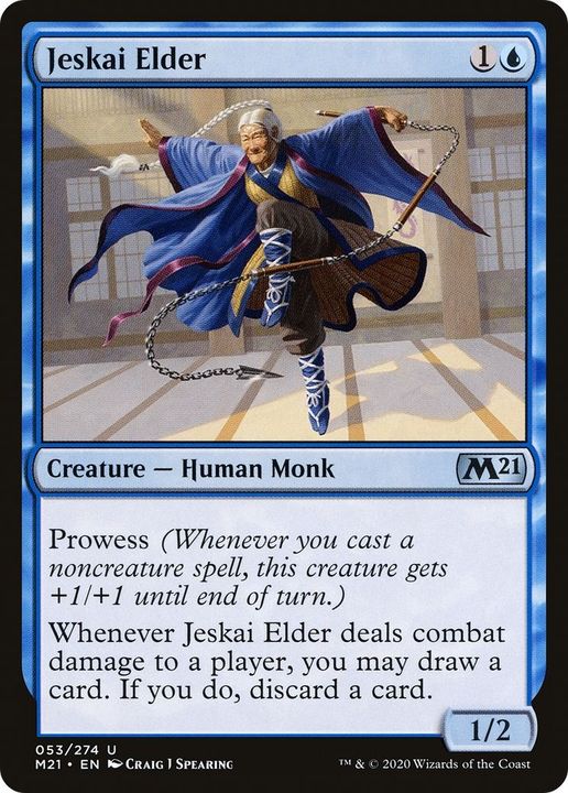 Jeskai Elder in the group Magic the Gathering / Types / Creatures / Human at Proxyprinters.com (58941)