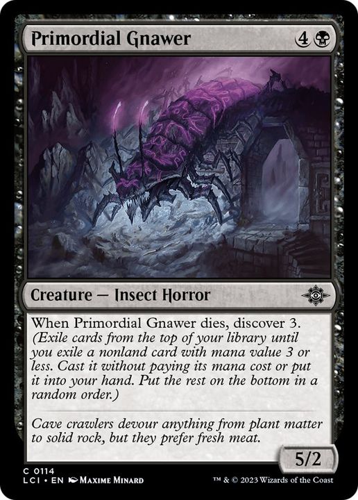 Primordial Gnawer in the group Magic the Gathering / Types / Colors / Black at Proxyprinters.com (58956)