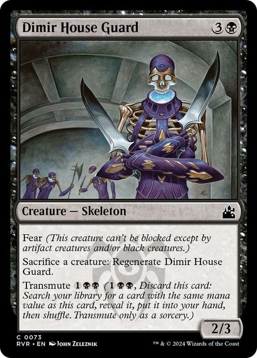 Dimir House Guard in the group Magic the Gathering / Types / Colors / Black at Proxyprinters.com (58976)