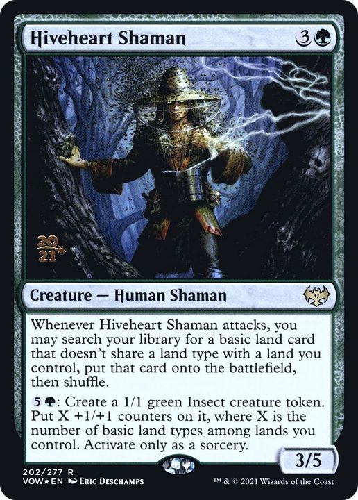 Hiveheart Shaman in the group Magic the Gathering / Sets / Innistrad: Crimson Vow Promos at Proxyprinters.com (58978)