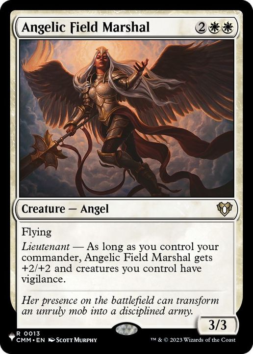 Angelic Field Marshal in the group Magic the Gathering / Sets / The List at Proxyprinters.com (58980)