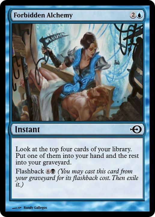 Forbidden Alchemy in the group Magic the Gathering / Types / Colors / Blue at Proxyprinters.com (58984)