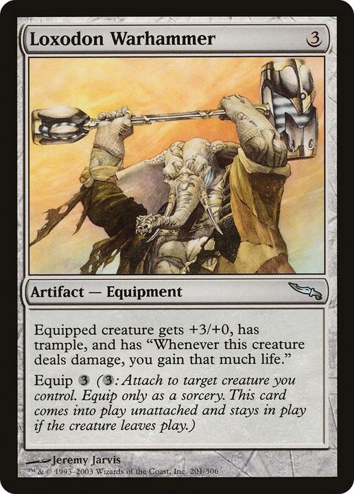 Loxodon Warhammer in the group Magic the Gathering / Types / Artifacts / Artifact at Proxyprinters.com (58997)