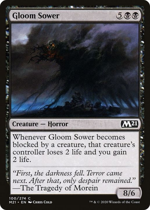 Gloom Sower in the group Magic the Gathering / Types / Colors / Black at Proxyprinters.com (59015)