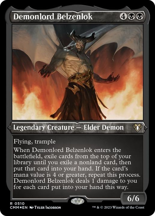 Demonlord Belzenlok in the group Magic the Gathering / Types / Colors / Black at Proxyprinters.com (59024)