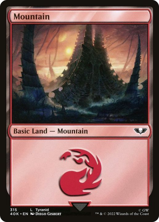 Mountain in the group Magic the Gathering / Sets / Warhammer 40,000 Tokens at Proxyprinters.com (59025)