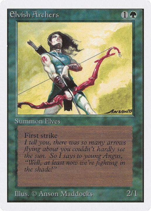 Elvish Archers in the group Magic the Gathering / Types / Creatures / Elf at Proxyprinters.com (5903)