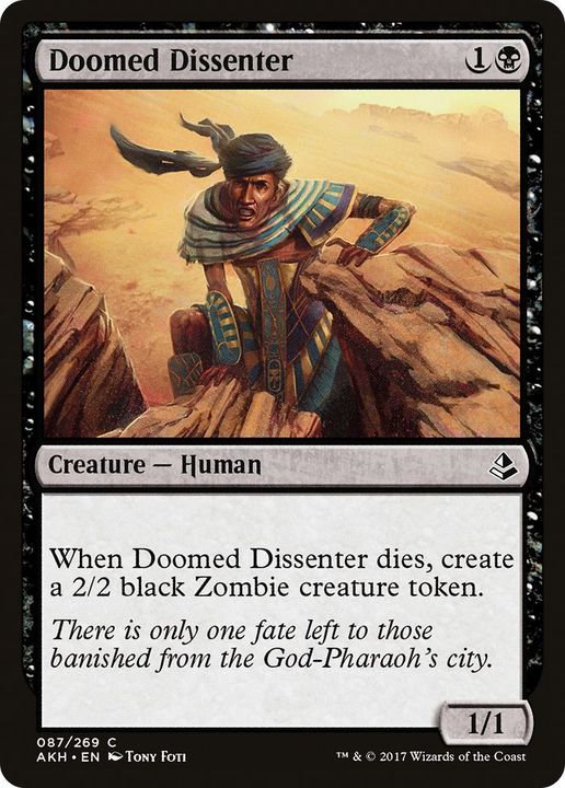 Doomed Dissenter in the group Magic the Gathering / Sets / Amonkhet at Proxyprinters.com (59032)