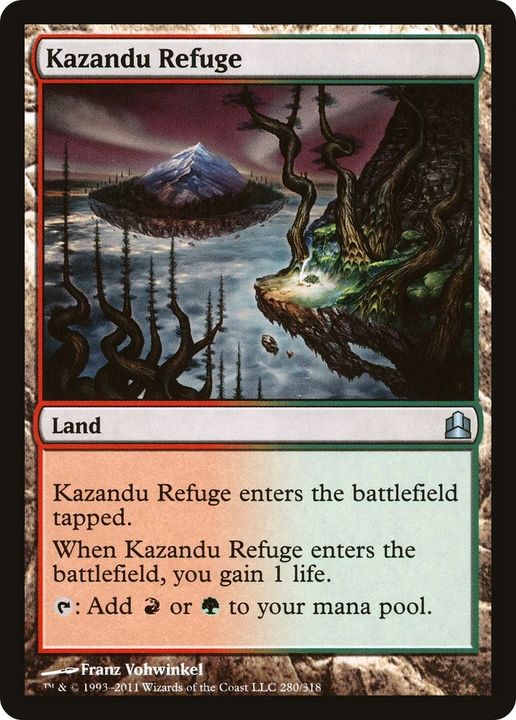 Kazandu Refuge in the group Magic the Gathering / Sets / Commander 2011 at Proxyprinters.com (59042)