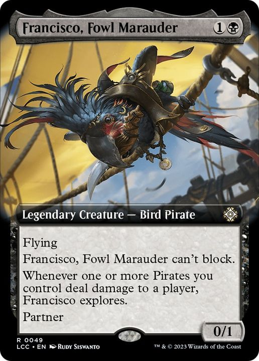 Francisco, Fowl Marauder in the group Magic the Gathering / Sets / The Lost Caverns of Ixalan Commander at Proxyprinters.com (59048)