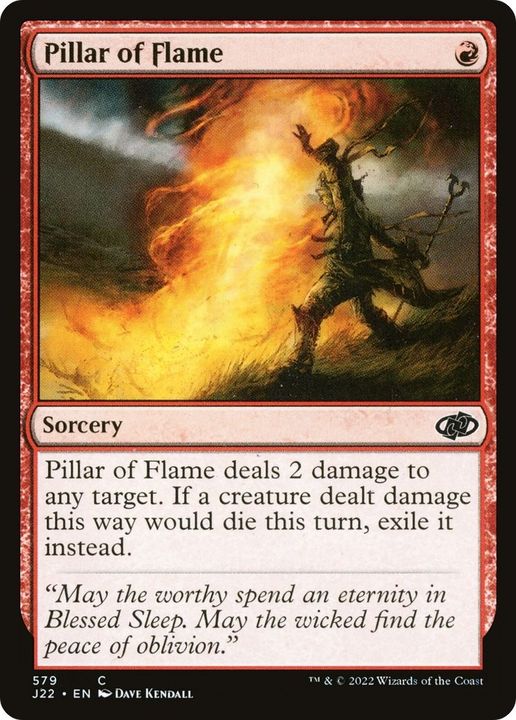 Pillar of Flame in the group Magic the Gathering / Types / Colors / Red at Proxyprinters.com (59052)