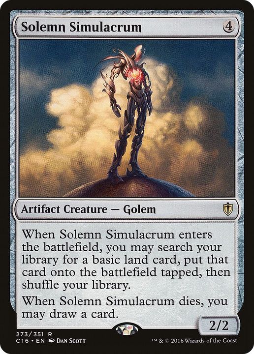 Solemn Simulacrum in the group Magic the Gathering / Sets / Commander 2016 at Proxyprinters.com (59081)