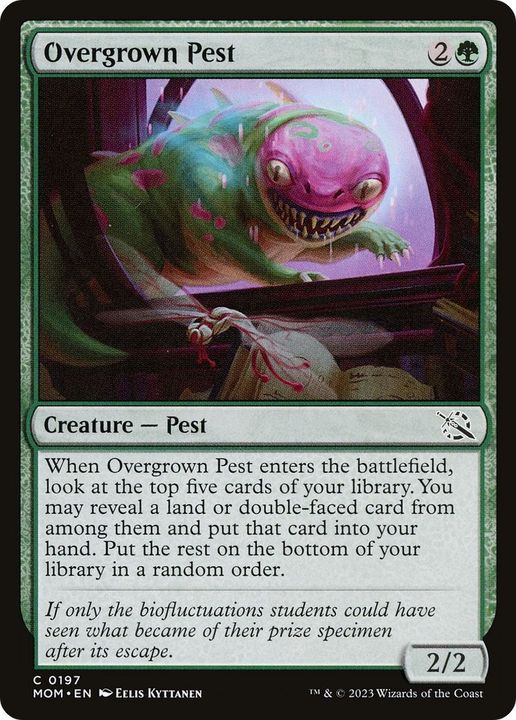 Overgrown Pest in the group Magic the Gathering / Sets / March of the Machine Jumpstart Front Cards at Proxyprinters.com (59085)