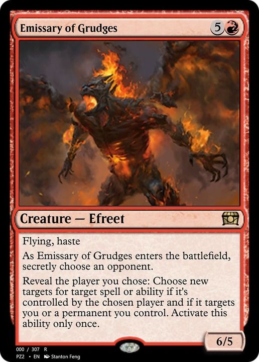 Emissary of Grudges in the group Magic the Gathering / Types / Colors / Red at Proxyprinters.com (59098)