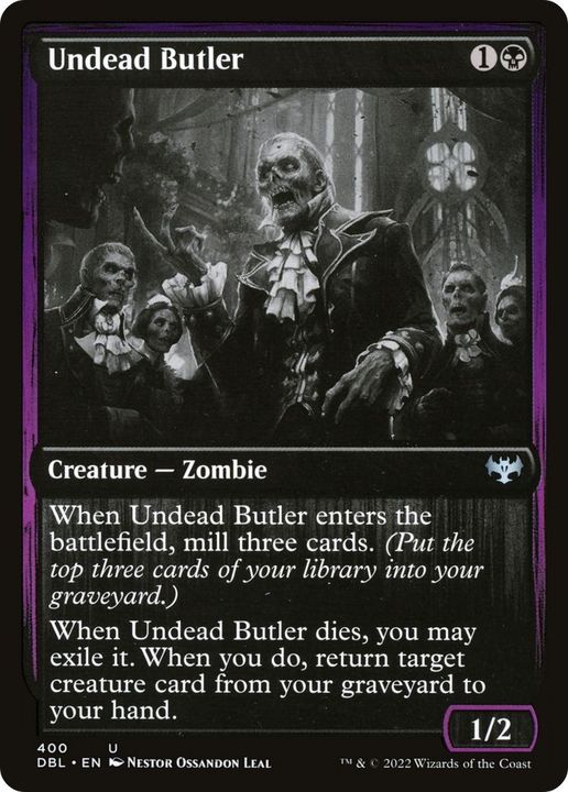 Undead Butler in the group Magic the Gathering / Types / Creatures / Zombie at Proxyprinters.com (591)