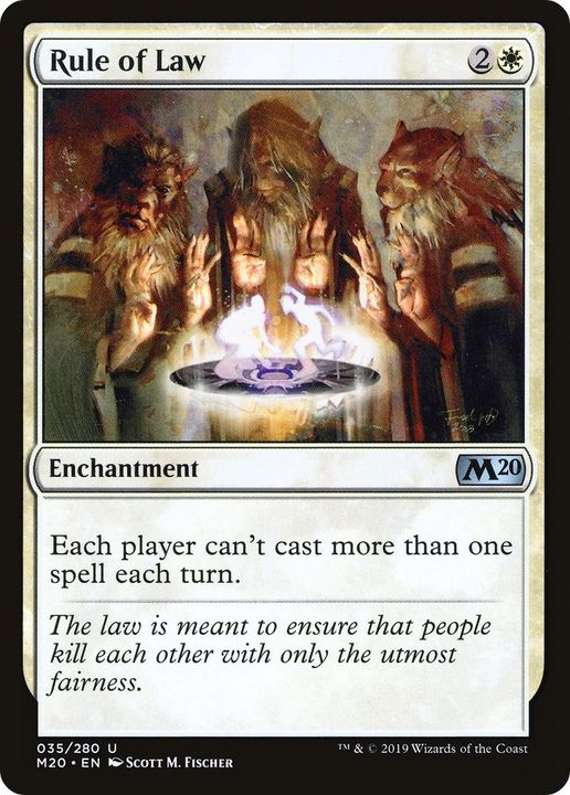 Rule of Law in the group Magic the Gathering / Sets / Core Set 2020 at Proxyprinters.com (59112)