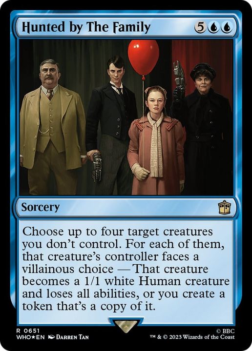 Hunted by The Family in the group Magic the Gathering / Sets / Doctor Who at Proxyprinters.com (59166)