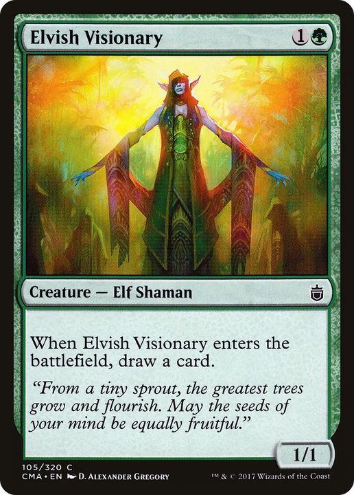 Elvish Visionary in the group Magic the Gathering / Sets / Commander Anthology at Proxyprinters.com (59175)