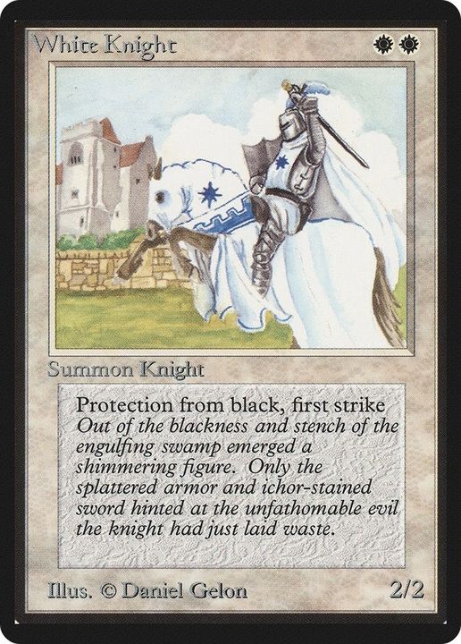 White Knight in the group Magic the Gathering / Types / Creatures / Human at Proxyprinters.com (59198)