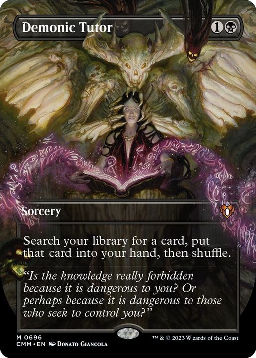 Demonic Tutor in the group Magic the Gathering / Types / Colors / Black at Proxyprinters.com (5922)