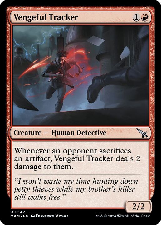 Vengeful Tracker in the group Magic the Gathering / Types / Creatures / Human at Proxyprinters.com (59231)