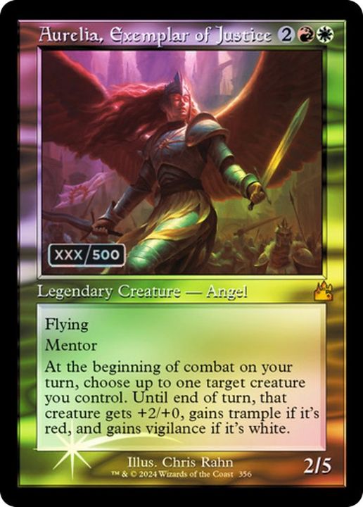 Aurelia, Exemplar of Justice in the group Magic the Gathering / Sets / Ravnica: City of Guilds Promos at Proxyprinters.com (59234)