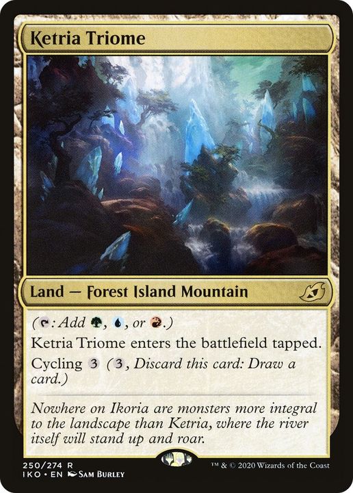 Ketria Triome in the group Magic the Gathering / Types / Land / Forest at Proxyprinters.com (59237)