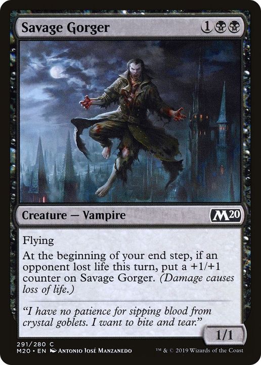 Savage Gorger in the group Magic the Gathering / Sets / Core Set 2020 at Proxyprinters.com (59261)