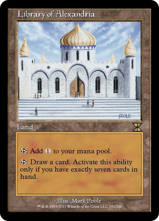 Library of Alexandria in the group Magic the Gathering / Types / Colors / Colorless at Proxyprinters.com (59264)