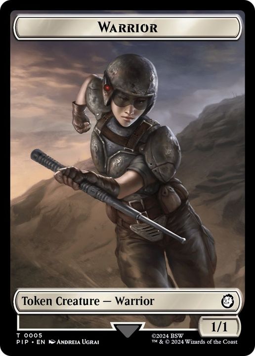 Warrior in the group Magic the Gathering / Sets / Fallout Tokens at Proxyprinters.com (59269)