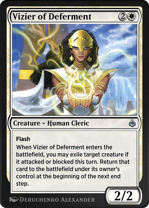 Vizier of Deferment in the group Advanced search at Proxyprinters.com (59279)