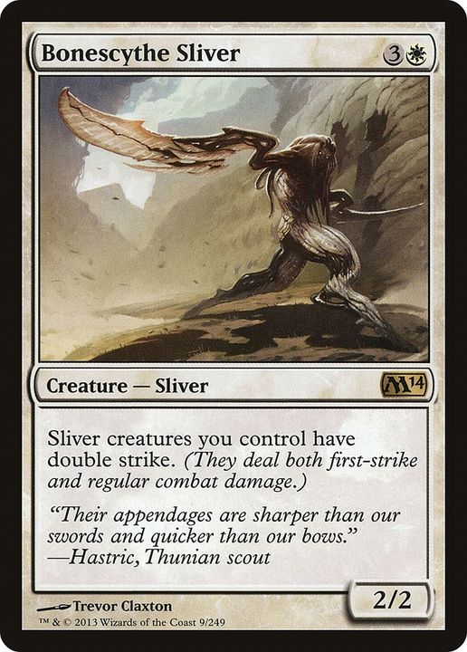 Bonescythe Sliver in the group Magic the Gathering / Types / Colors / White at Proxyprinters.com (59280)